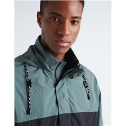 Hooded Technical Jacket, Men, Multicolour