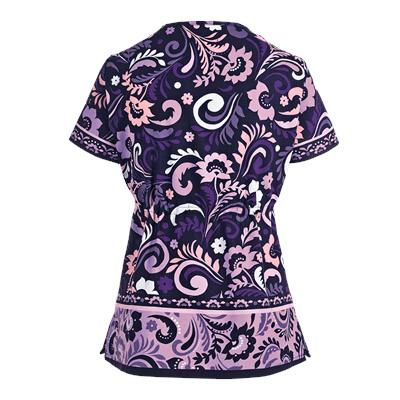 koi Scrubs Penny Lane Print Top