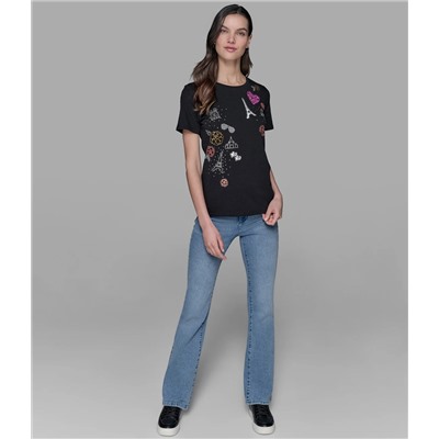 LUXE EMBELLISHED WHIMSY TEE