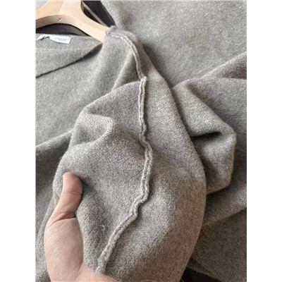 Женский трикотажный костюм уютный джемпер и юбка средней длины ЗАР*А