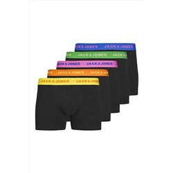 Jack & Jones Jack Jones Jacleo Solıd Trunks 5 Pack Erkek Siyah Boxer 12250613-02