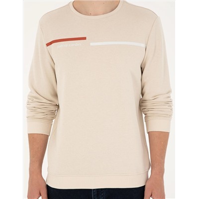 Camel Regular Fit Sweatshirt