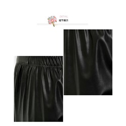 Женские брюки из эко кожи Plus Size
