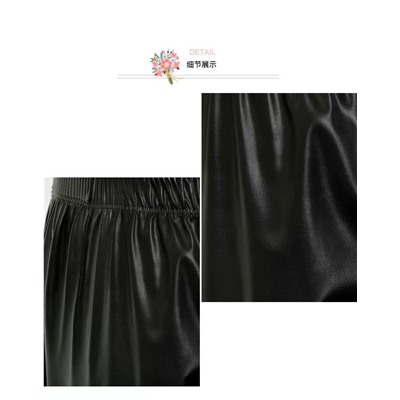 Женские брюки из эко кожи Plus Size