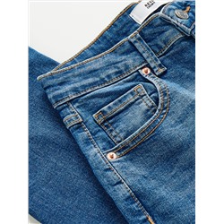 Slim-Jeans mit hoher Leibhöhe