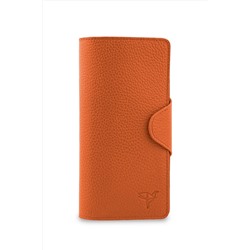 Garbalia Unisex Turuncu Hakiki Deri Portföy Cüzdan Martha DRL-501