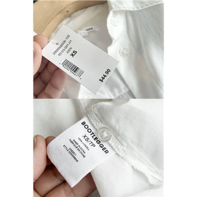 Женская лёгкая рубашка свободного кроя, экспорт  Bootlegge*r