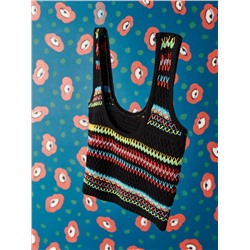 UNISEX Baumwoll-Top aus Strukturstrick