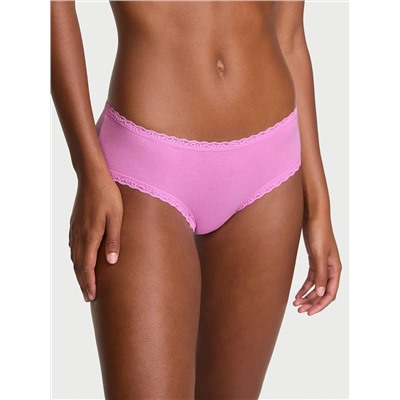 The Lacie Cotton Lace-Waist Cheeky Panty