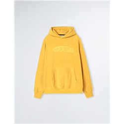 Hooded Sweatshirt, Men, Dark Yellow