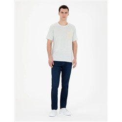 Koyu Lacivert Straight Fit Jean Pantolon