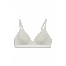 Sujetador triangular relleno gris