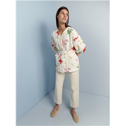 PREMIUM Steppjacke mit originellem Druck