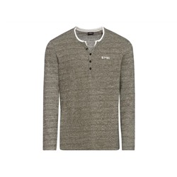 LIVERGY® Herren Langarmshirt, mit Baumwolle