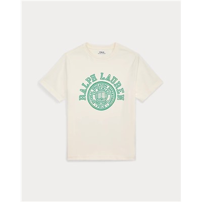 Logo Cotton Jersey Tee Save your Wishlist Boys 8-20