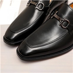 Мужские классические туфли Salvatore Ferragam*o 👞   Реплика 1:1
