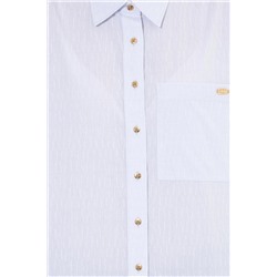 Kadın Mavi Uzun Kollu Gömlek