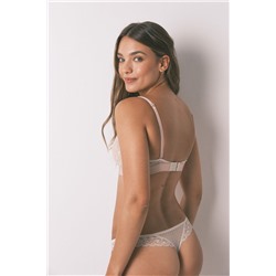 Sujetador triangular NATURAL encaje gris