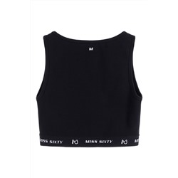 Camiseta corta Negro