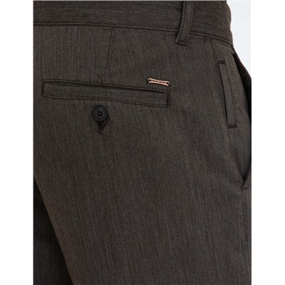 Kahverengi Regular Fit Kanvas Pantolon