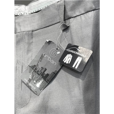 Мужские брюки из смесового французского льна, экспорт  Urba*n by Gem*o