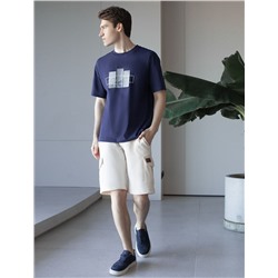 Свободная футболка  с авторским принтом