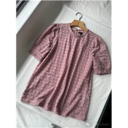Кружевная блузка с коротким рукавом Vero Mod*a