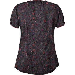 UA Soft Stitch Black Scrub Top