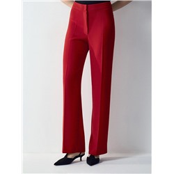 Брюки прямого кроя, D419/platla