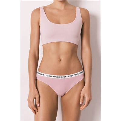 Pack 7 bragas clásicas algodón logo