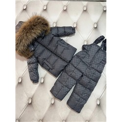 Детский зимний комплект МОНКЛЕ*Р  Полукомбинезон + куртка