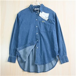 Женская джинсовая рубашка LACOST*E