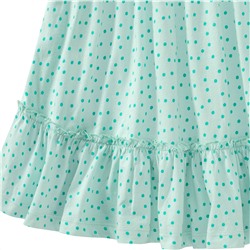 Mädchen Kleid mit Pünktchen allover