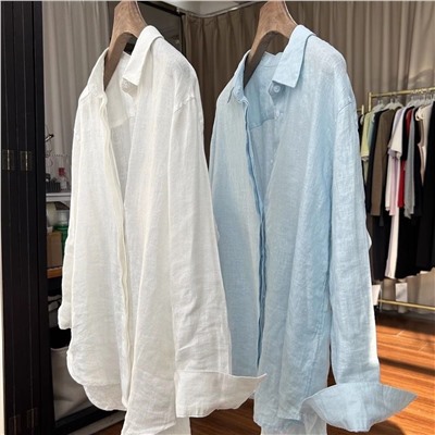 Женская льняная рубашка