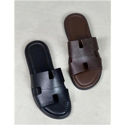 Шлепки мужские черные