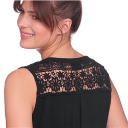 Damen Blusentop in Crepp-Optik