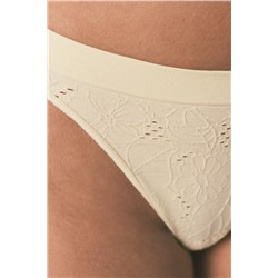 Tanga Seamless amarilla floral
