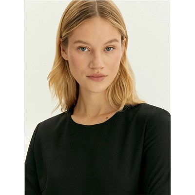 Платье миди из костюмной шерсти, PL1662/sonata