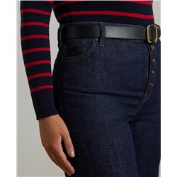 Lauren Ralph Lauren Plus Size High-Rise Flare Jeans