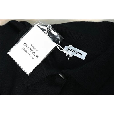 Классическое трикотажное платье с длинными рукавами