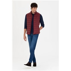 Erkek Bordo Yelek