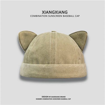 Кепочка для девочек с ушками