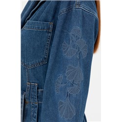 Kadın Koyu Mavi Jean Elbise