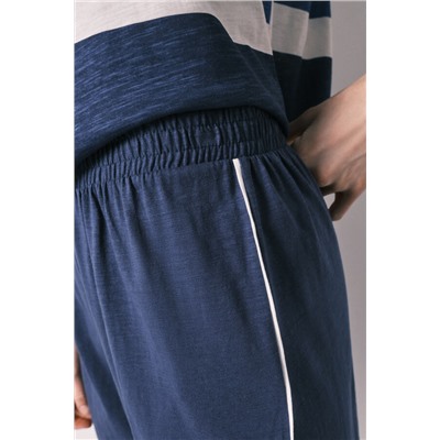 Pijama Hello Kitty manga corta algodón polo rayas