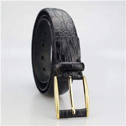 Ремень из кожи крокодила 35 мм