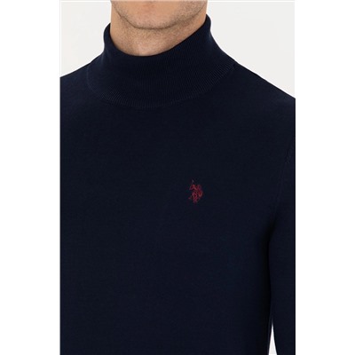 Erkek Lacivert Basic Kazak