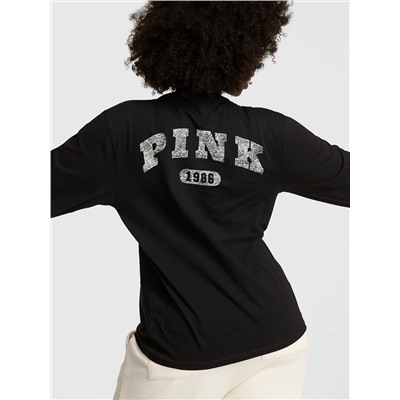 Campus Cotton Long-Sleeve Tee