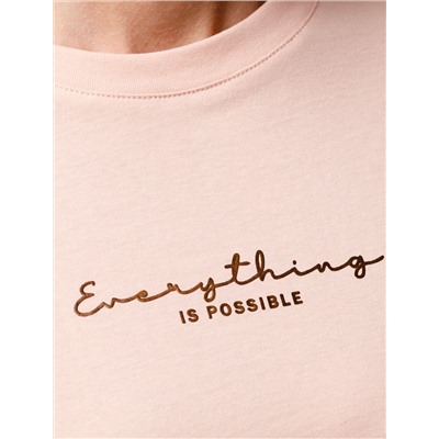 Футболка оверсайз с принтом из премиального 100% хлопка