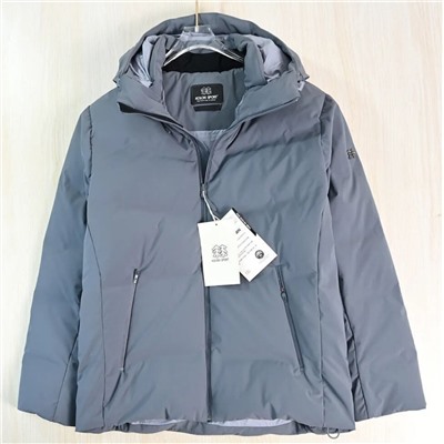 Мужской пуховик плотный и теплый из гусиного пуха