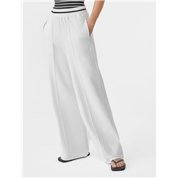 Брюки из эластичного футера двухнитки